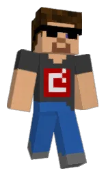 Aypocrism's Minecraft skin wearing the Migrator cape
