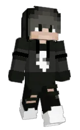 white and tuatara Minecraft skin — Classic model