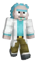 black haze and iron Minecraft skin — Classic model — first worn by RustyToaster112
