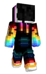 ItzDatret_the1's Minecraft skin wearing the Pan cape