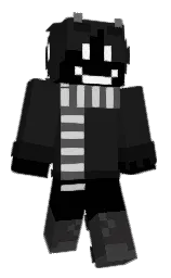 cod gray and black Minecraft skin — Classic model — first worn by Penguin20008