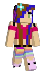 Slim Minecraft skin