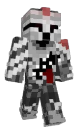 mine shaft and dove gray Minecraft skin — Classic model