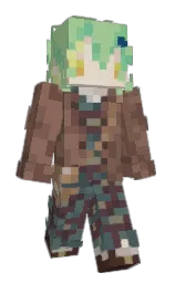 roman coffee and sprout Minecraft skin — Slim model