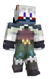 Razaraxx's Minecraft skin wearing the Aurora cape