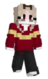 synocide's Minecraft skin wearing the Twisted cape