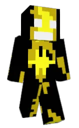 black and galliano Minecraft skin — Classic model — first worn by Gameragen