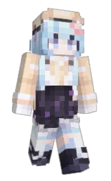 champagne and whisper Minecraft skin — Slim model
