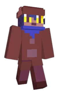 Front of Kazment's skin