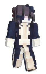 Hauntles's Minecraft skin wearing the Common cape