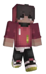 tawny port and solid pink Minecraft skin — Slim model