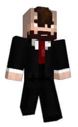 PTTR's Minecraft skin wearing the 15th Anniversary cape