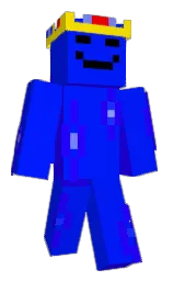 blue and turbo Minecraft skin — Classic model