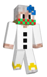 white and bone Minecraft skin — Classic model
