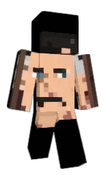 wujck's Minecraft skin wearing the Pan cape
