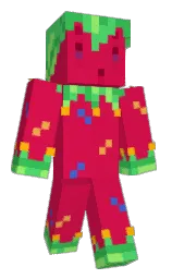 crimson and chateau green Minecraft skin — Classic model