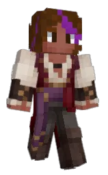 cioccolato and soft amber Minecraft skin — Classic model