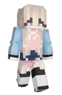 Front of Primcey's skin