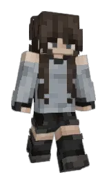 cod gray and mine shaft Minecraft skin — Slim model — first worn by Mifochka