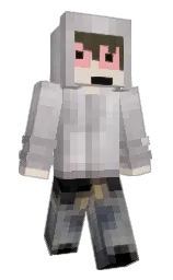 pearl bush and dusty gray Minecraft skin — Slim model — first worn by EITAN_95