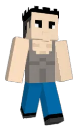 dairy cream and deep cerulean Minecraft skin — Classic model — first worn by Jaiza17