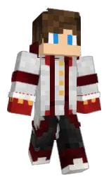 black white and corvette Minecraft skin — Classic model — first worn by skilili