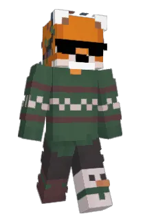 Front of perkhlorate's skin