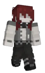 cocoa bean and dove gray Minecraft skin — Classic model — first worn by Aca11aris