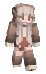 BarbF4's Minecraft skin wearing the Pan cape