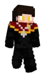 Amiomost's Minecraft skin wearing the Hero cape