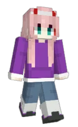 polar003's Minecraft skin wearing the Aurora cape