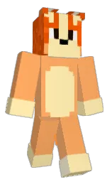buttermilk and atomic tangerine Minecraft skin — Classic model