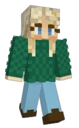 MosanB's Minecraft skin wearing the Migrator cape