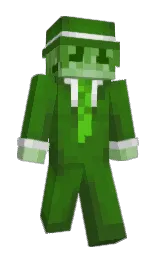 black and clover Minecraft skin — Slim model — first worn by PressConference