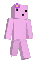 chantilly and heliotrope Minecraft skin — Classic model