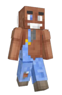 Front of Iver's skin