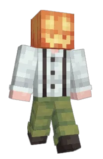 Front of Vlaking's skin