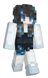 white and botticelli Minecraft skin — Slim model — first worn by marin_1112