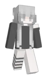 scorpion and rose white Minecraft skin — Slim model