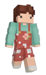 Moosha's Minecraft skin wearing the Hero cape