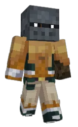 Yotichi's Minecraft skin wearing the Builder cape