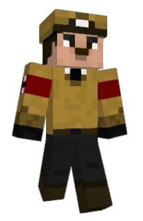 Front of germanin's skin