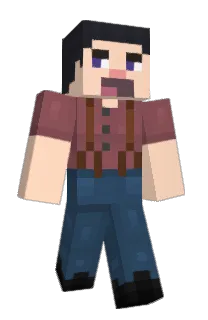 Front of Faidt's skin