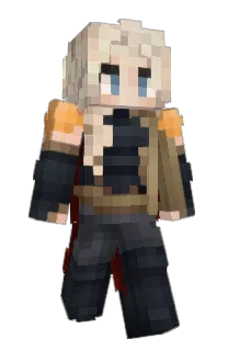 Front of Nedya's skin