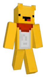 lightning yellow and sun Minecraft skin — Classic model