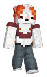 trout and shuttle gray Minecraft skin — Slim model