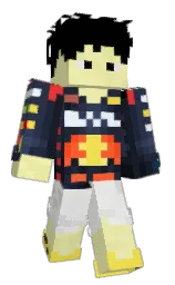 sidecar and black Minecraft skin — Classic model