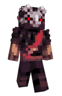 Front of Deusphage's skin