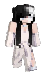 forget me not and cod gray Minecraft skin — Slim model — first worn by lovekyu