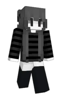Front of Hacks's skin